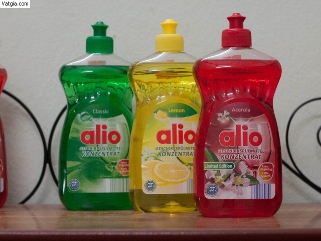 Dung dịch rửa bát chuyên dụng Alio cho bát đĩa sáng bóng và thơm hơn
